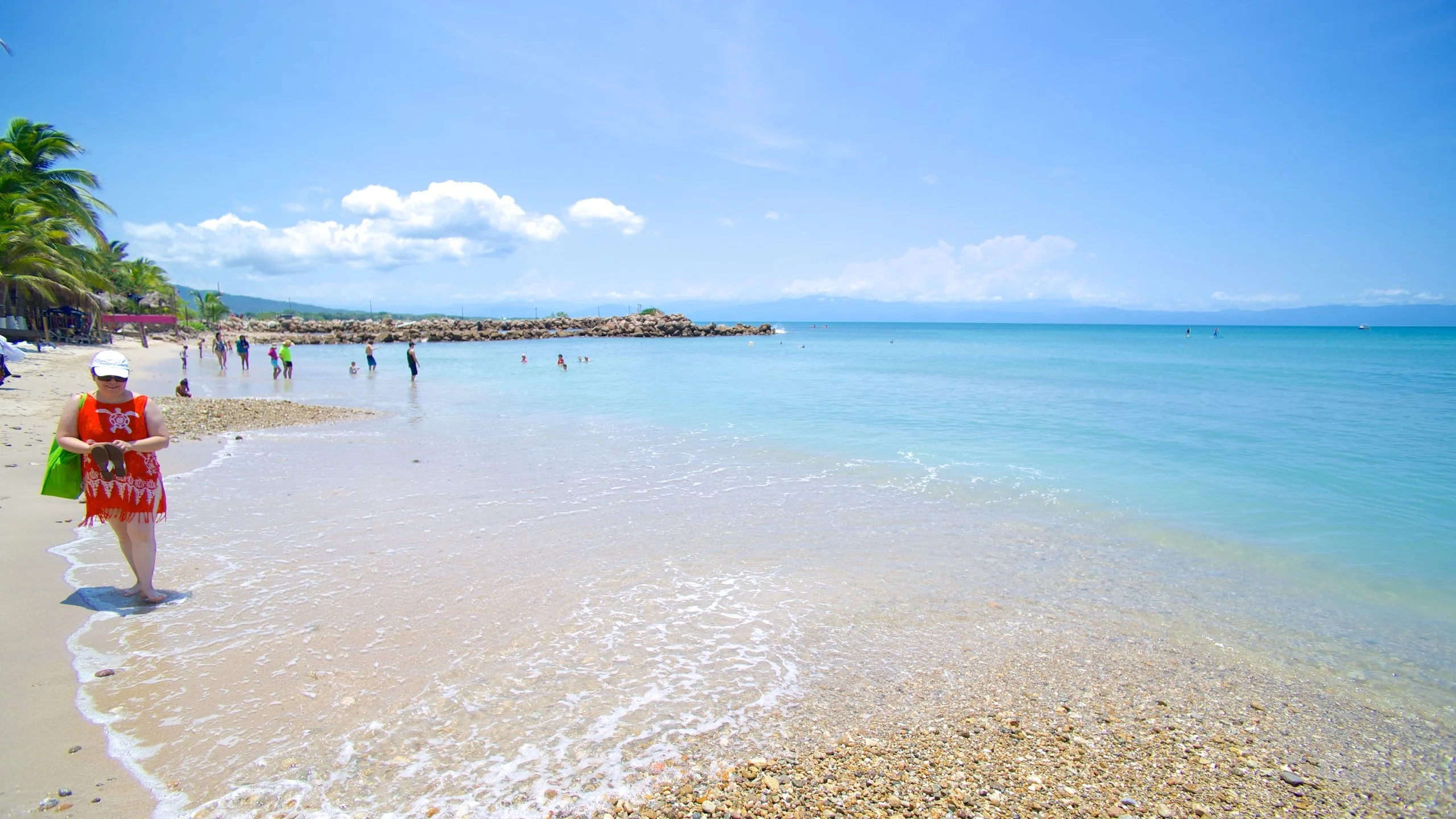 Playa El Anclote is a beach located in the coastal town of Punta de Mita, north of Puerto Vallarta. It is known for its beautiful white sand and crystal clear waters, making it a popular spot for water sports such as surfing and paddleboarding.